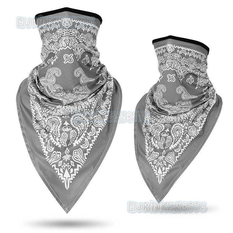 Trendy Headscarf Street Dance Fashion Paisley Mask Hip Hop Neck Gaiter Outdoor High Elasticity Pinhole Breathable Cycling H250819