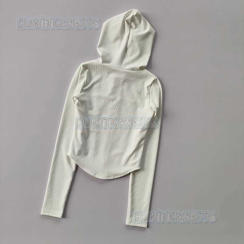 Womens Fitness Clothing Sports Top Running Jacket Fitness Clothing Long Sleeve Yoga Zipper Hooded Jacket Women H250819