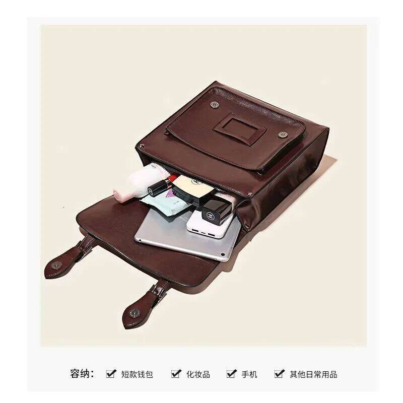 New Multifunction Female Big Tote PU Leather College Style Shoulder Bag Student Schoolbag Bagpack Women Backpack