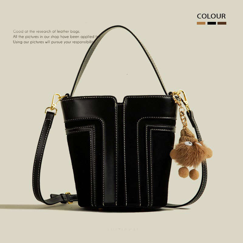 This Year's Trend Large Capacity 2025 New Style Color-Block Handbag Spring Summer Shoulder Crossbody Bag