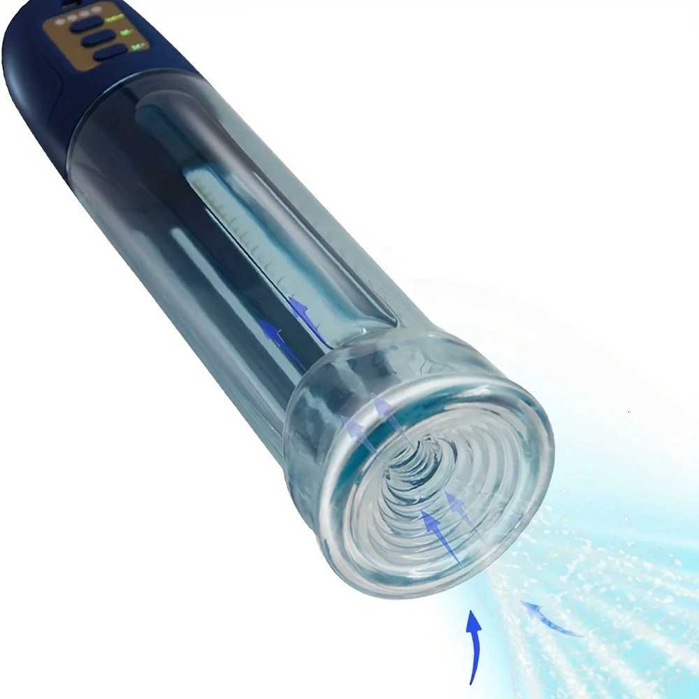 1 pc Electric Penis Pump Sex Toys for Men Male penis exercise masturbator Penile Vacuum Pump Penis Massager Male Masturbator XJ250819