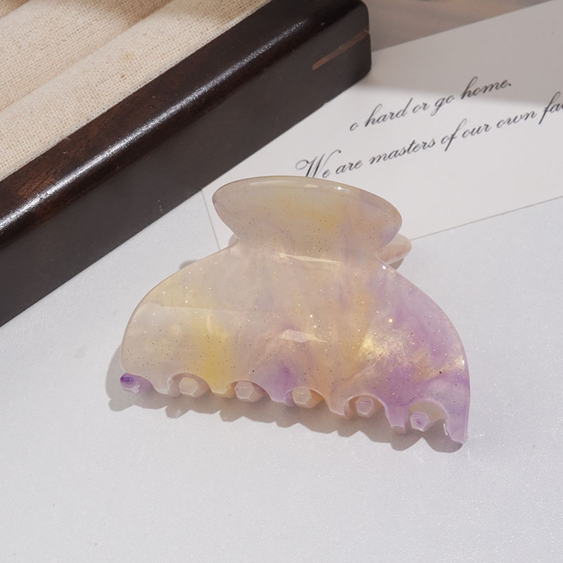 Premium Quality Shark Tooth Charm with Unique Marble Pattern