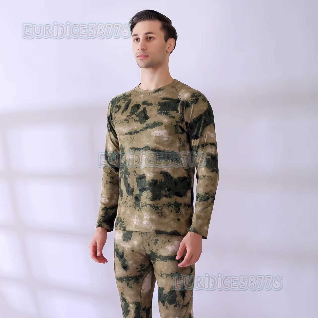 Thermal Underwear Set Russian Men and Women Fitness Training Long Sleeve Thermal Underwear Fleece Thermal Underwear H250819