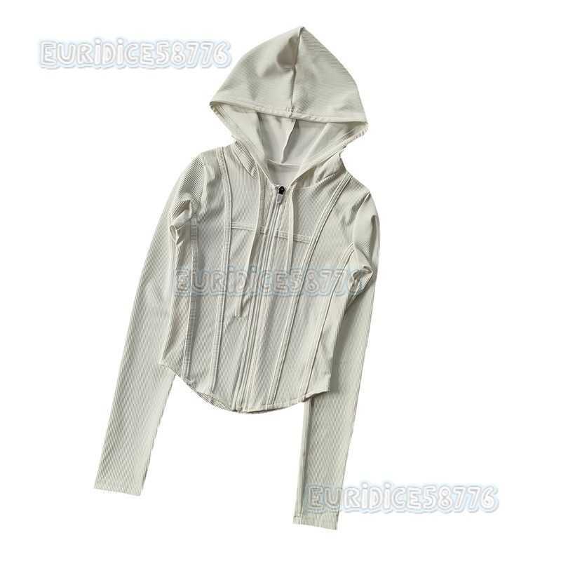 Womens Fitness Clothing Sports Top Running Jacket Fitness Clothing Long Sleeve Yoga Zipper Hooded Jacket Women H250819