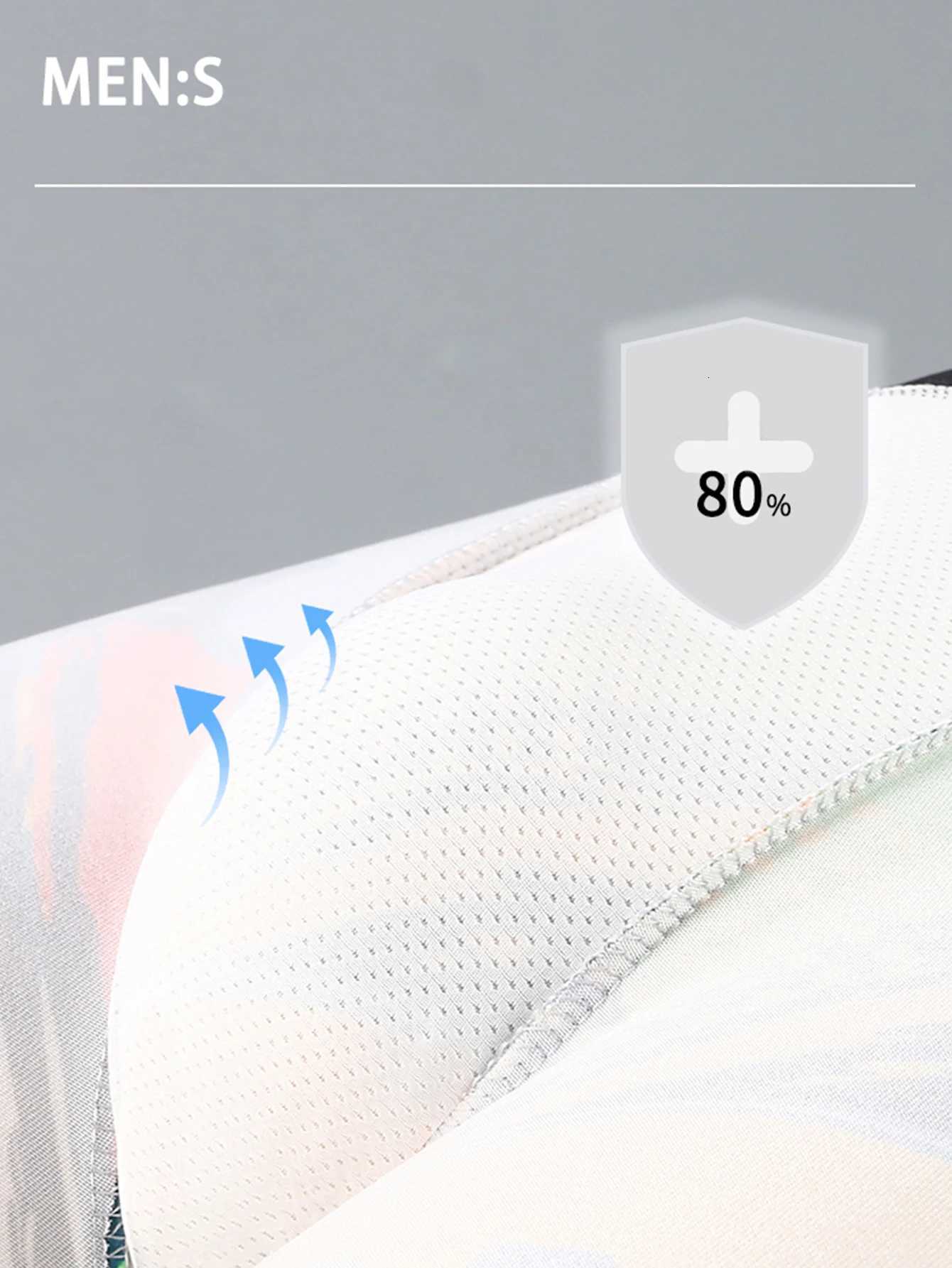 5-piece Mens Trendy Graffiti Pixel Cyberpunk Print Boxer Underwear Comfortable and Casual Fashionable Boxer W250819