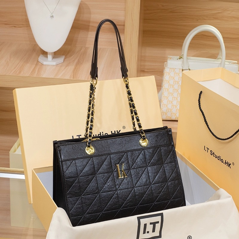 LORDLY KNACK designer bag light luxury genuine leather casual tote bag versatile high-quality vintage high-capacity handbag for woman