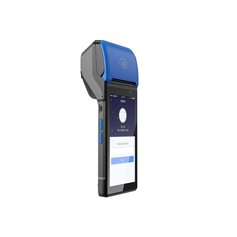 Slim Lightweight Android 12 POS Terminal Enables Full-Code Scanning QR Code Scan High-Pressure Thermal Print Bluetooth NFC for daily checkout sales da