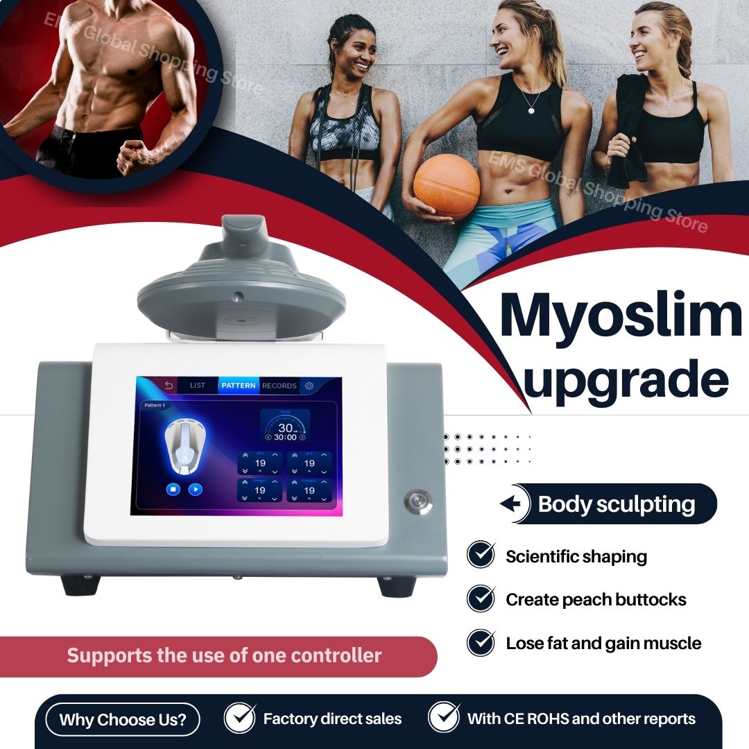 Myoslim Fat Burning Machine EMS Body Sculpting System For Reduce Belly Fat Improve Body Shape Slimming Equipment Home Use Weight Loss