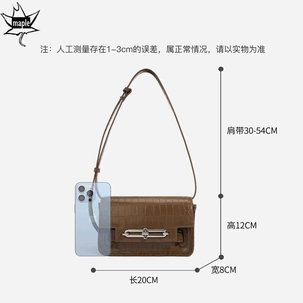 New Spring Green Pig Nose Design Flap Messenger Cow Leather Crocodile Pattern Women Crossbody Shoulder Bag Small Purse
