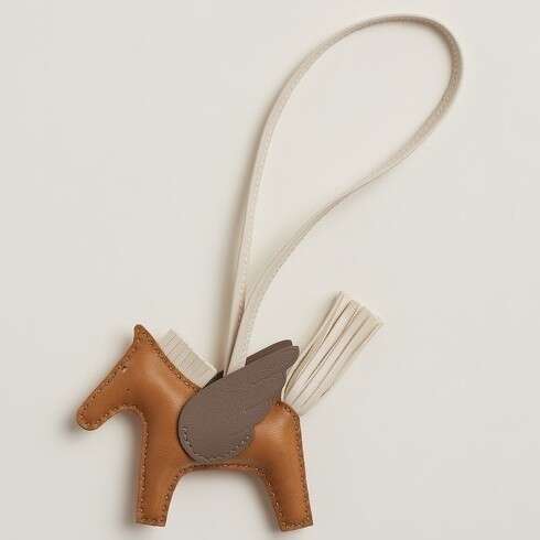 Handmade Little Pegasus Bag Charm Sheepskin Hand-sewn High-end Rodeo Pony Pendant Keychain Car Hanging Decoration