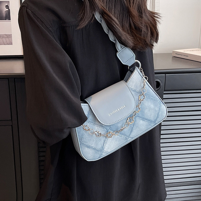 2025 autumn fashion niche women's handbag summer new texture crossbody bag popular shoulder armpit bag women's crossbody bag designer bag wo