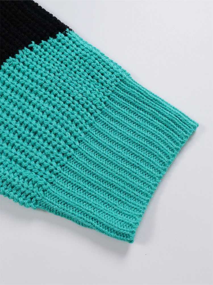 Plus Size Womens 2024 Autumn and Winter New Casual V-neck Knit Pullover Long Sweater Autumn and Winter Best Choice XJ250819