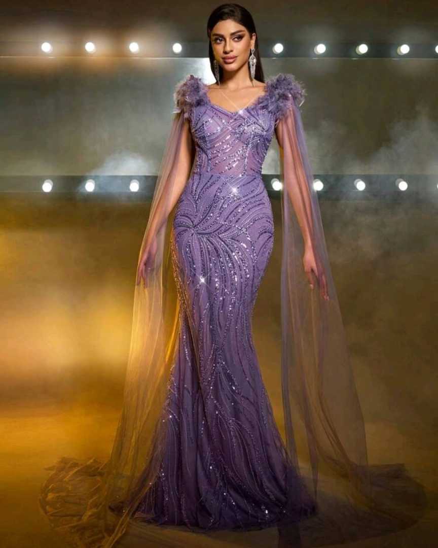 Gorgeous Evening Dresses Mermaid Strapless Sequined Beads Sleeveless Backless Prom Gowns Party Dresses Custom Made Vestidos de noche