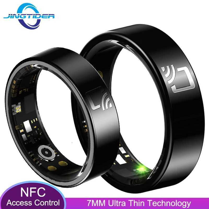 20 Ceramic Smart Ring Support NFC Access Control shmm Ultra Thin For Men Women Heart Rate Blood Pressure Oxygen IP68 Waterproof W250819