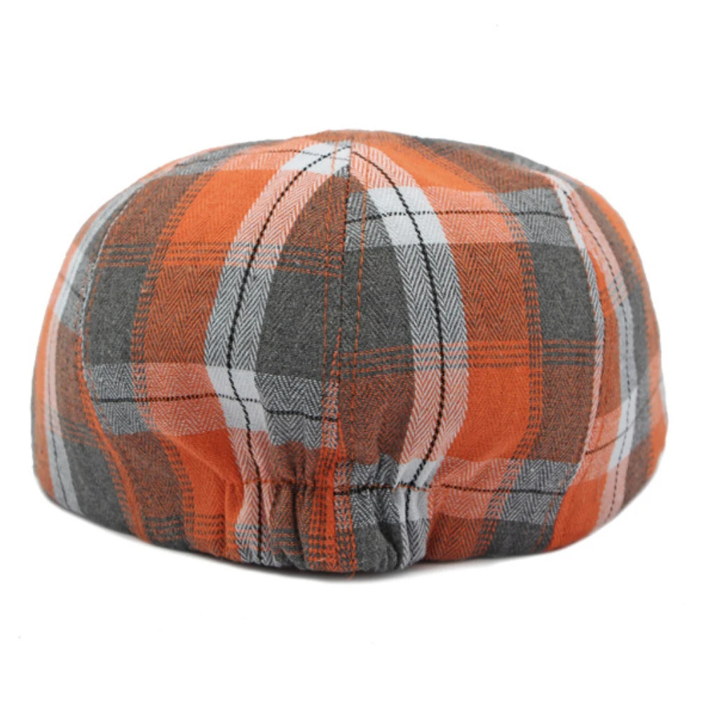 HT64 Beret Cap Spring Summer Sun Hat Octagonal Caps for Men Women Plaid Artist Painter Beret Hat Flat Cap Male Female Berets 250814