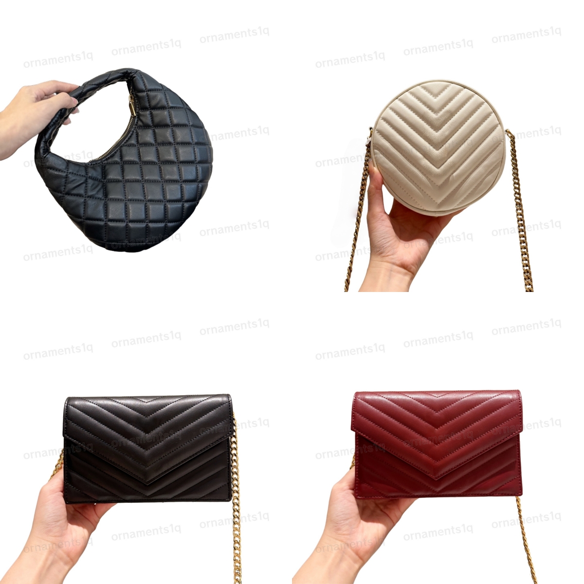 High-Quality Designer Crossbody Handbag with Adjustable Chain Straps Premium Leather Hobo Shoulder Bag Casual Use Elegant Fashion Accessories for Everyday Wear