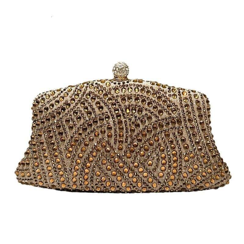 Women's Shiny Rhinestone Bag Can Be Matched With Dresses Evening Bags, Fashionable And Elegant Clutch Bags