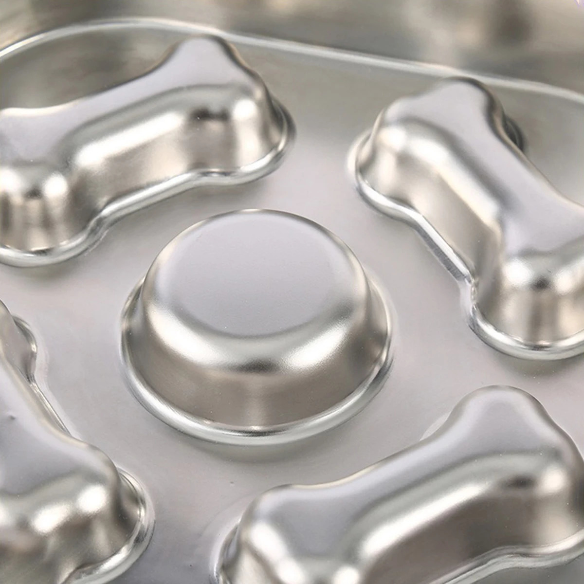 304 Stainless Steel Slow Feeder Bowl - Anti-Slip Silicone Bone/Heart 8.4-9.8in for Cats/Dogs 250813