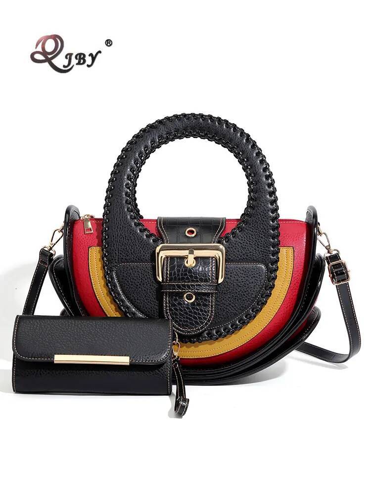 Woman Shoulder High-End Leather Purse Large Capacity Shopping Bag Fashion Designer Women's Top Handle Handbags Crossbody