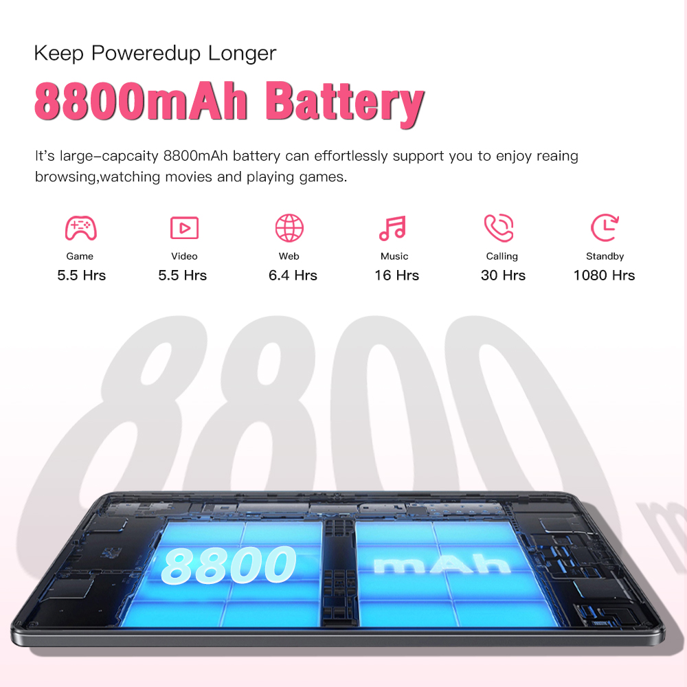 Tab Ultra Tablet PC 12 inch HD Screen Android 14 ,Snapdragon 865 CPU,16GB+1TB Android Tablet,24MP+48MP Camera ,8800mAh Battery, 5G Dual SIM Card