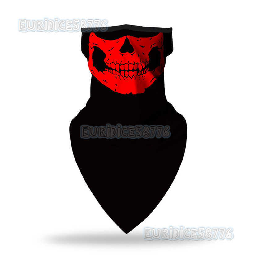 Straight Cross Mirror Merchant Adult Ear-hanging Headscarf Skull Mask H250819