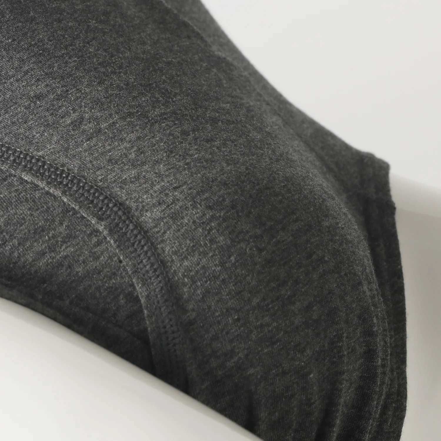 Heavywood Mens Panties Cotton Underwear Briefs High Waist Lingerie Breathable U-shape Underpants Men Basic Solid Color Briefs W250819