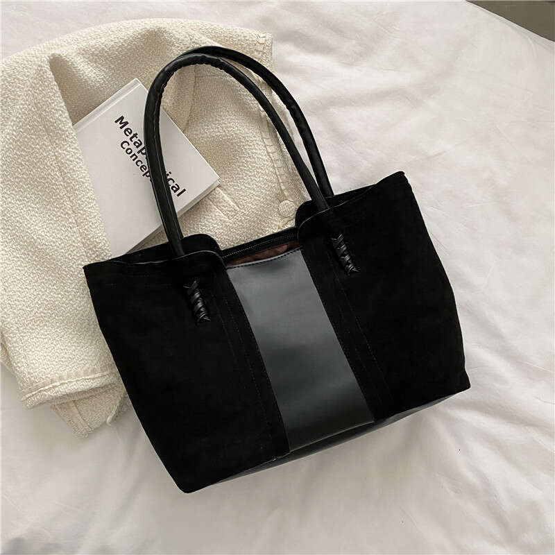 2025 New Autumn Fashion Textured Tote Women, Large Capacity Shoulder Bag for Work and Commuting