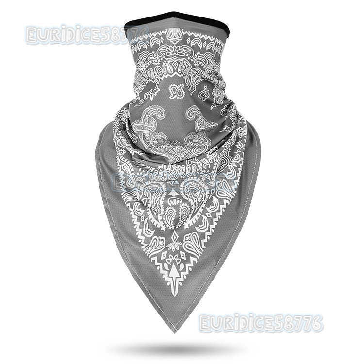 Trendy Headscarf Street Dance Fashion Paisley Mask Hip Hop Neck Gaiter Outdoor High Elasticity Pinhole Breathable Cycling H250819