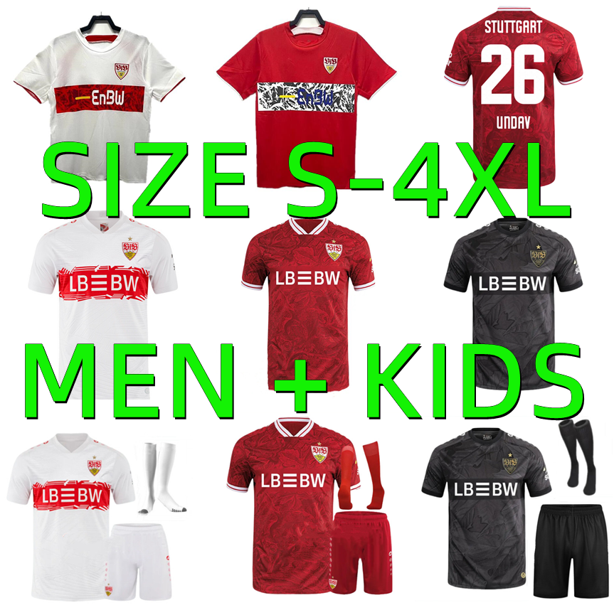 25 26 VfB StutTgartS Soccer Jerseys Retro 2006 2007 DEMIROVIC MILLOT WOLTEMADE UNDAV FUHRICH EL BILAL DIEHL LEWELING STILLER KARAZOR RIEDER Uniforms Men Kids Kits