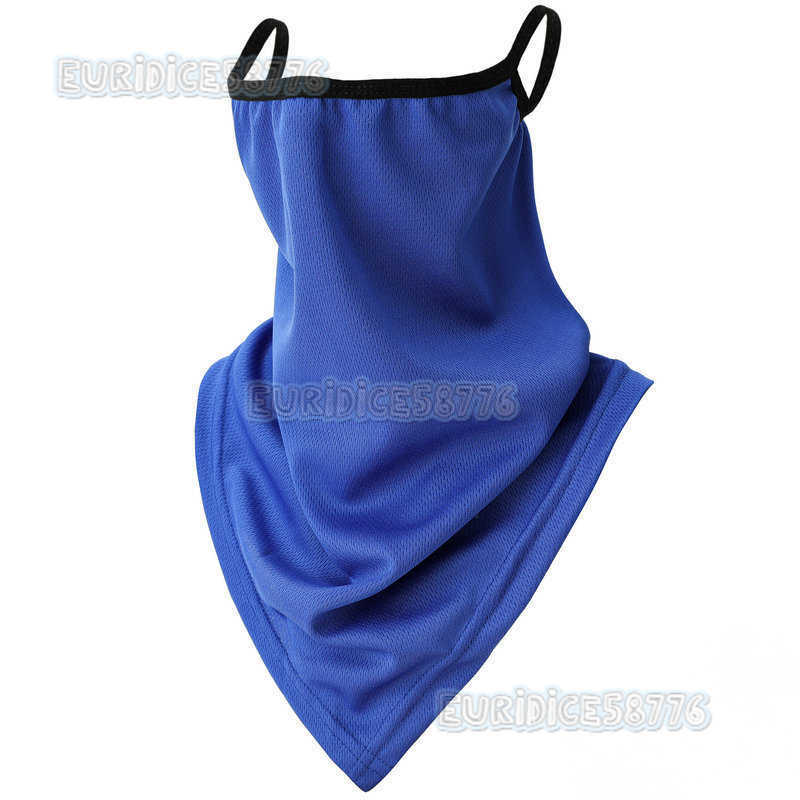New Cycling Ice Silk Mask Adjustable Spliced Towel Dustproof Mask Neck Gaiter Sun Protection Mask H250819