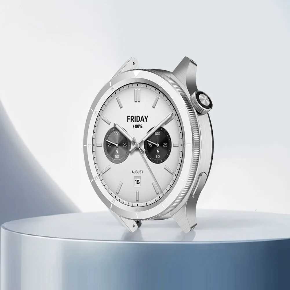 Metal Cover Bezel Ring Case Stainless Steel Bezel Ring Alloy Ring Case Protection Cover for Xiaomi Watch S3 Case Ring Decoration W250819