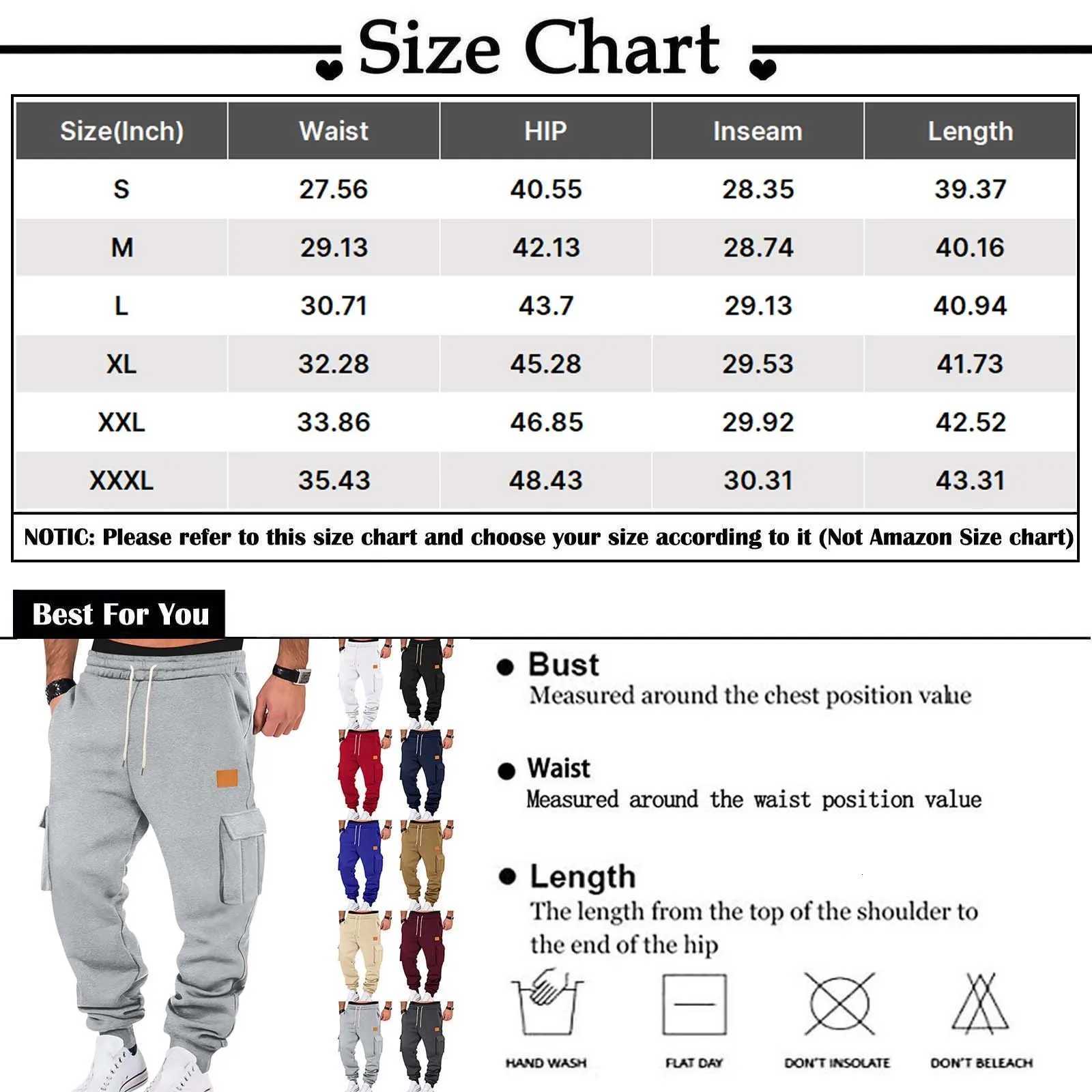2025 New Mens Cargo Pants Casual Loose Autumn Winter Straight Baggy Pants Multi-Pockets Solid Color Pinting Sweatpants W250819