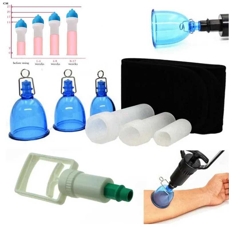 Male Penis Extender Vacuum Cup Set Glans Extension Penis Master Pump Sleeve Belt For Men Stretcher Enhancement Adult ProductXJ250819