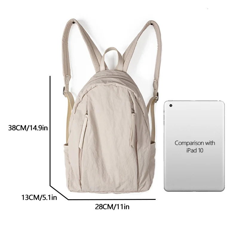 Large Capacity Women Backpack Lightweight and Versatile College Student backpack fit A4 paper250813