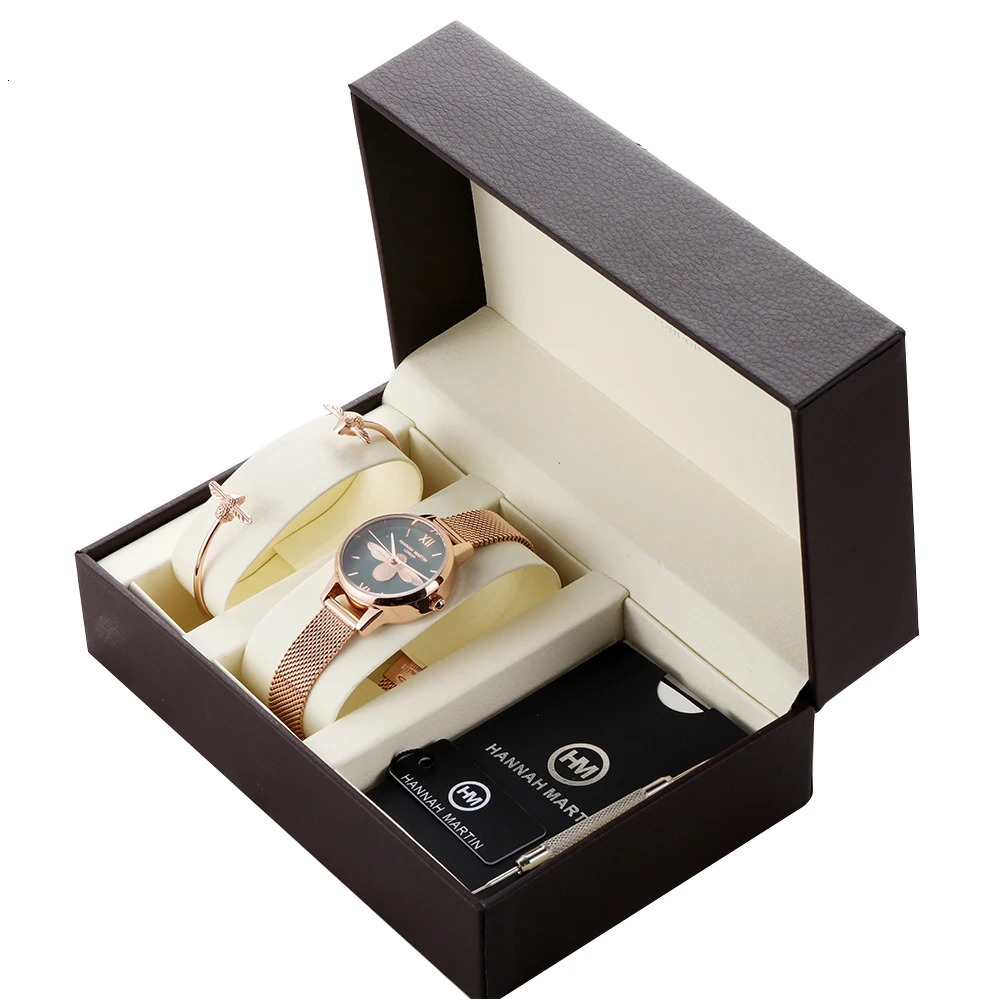 Hannah Martin Watch Box Leather Square Boxes 250819