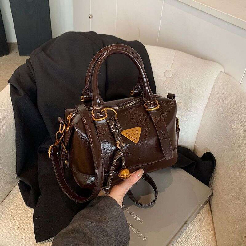 Handheld Bowling For Women 2025 New Style High End Trendy Fashion Versatile Shoulder Crossbody Bag