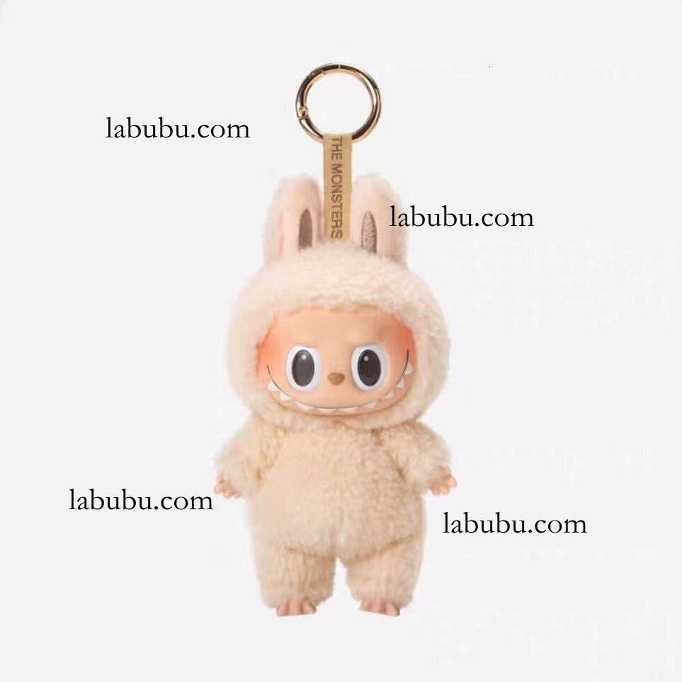 Labubu Bubble Mart Vinyl Face Ornament Macaron First Generation Plush Toy Doll Figure