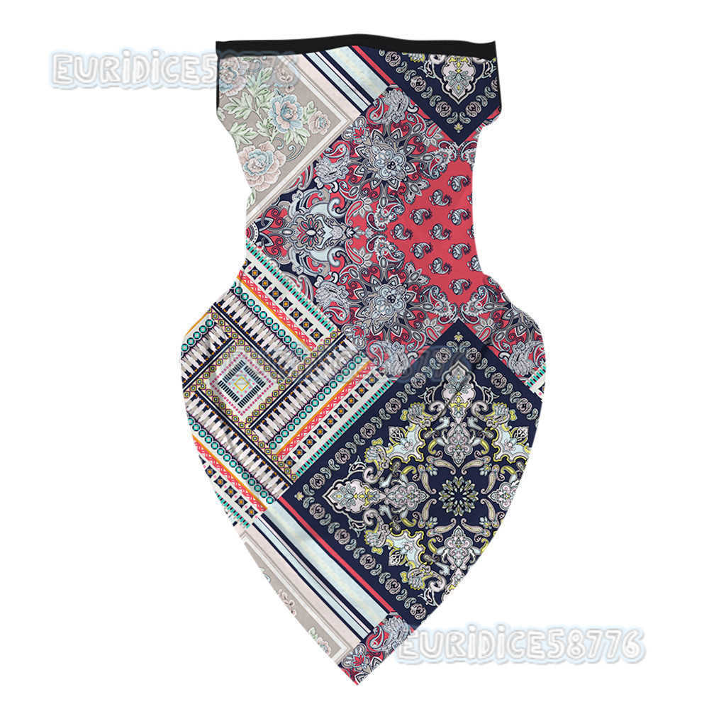 Style Adult Ear-hanging Versatile Headscarf Sun Protection Anti-slip Casual Sports Accessory H250819