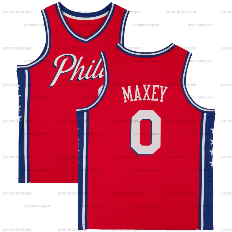 2025 Basketball Jersey 0 Maxey Iverson Embiid McCain Custom Jerseys Sweatshirt - Embroidered33