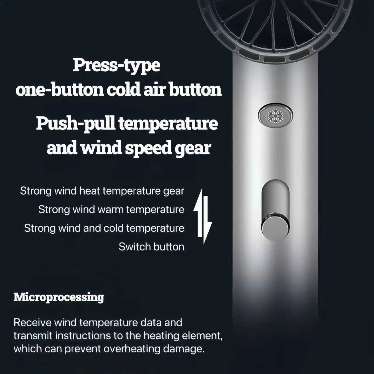 Hair Dryer Professional Negative Ion Hair Care 0 Radiation Chuitz Dryer Low Noise Overheat Protection Personal Care Products W250819