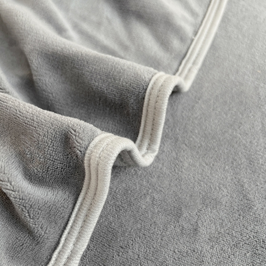 (General) Angel 2025 New Solid Color Printed Single Layer Milk Veet Bed Sheet Mattress Protector