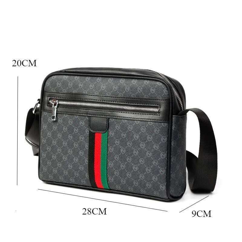 Fashion Brand Design Men's Crossbody Bags Letter Printed Shoulder Messenger Bag For Men Sling Satchels