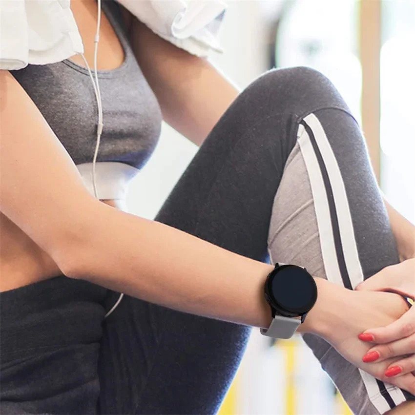 20mm/22mm Silicone band For Amazfit GTS/2/2e/3/4 GTS2 Mini/GTR 4/3/Pro/47mm/GTR2/2e/stratos/3 Bracelet Bip/U/S/lite Watch strap 250818