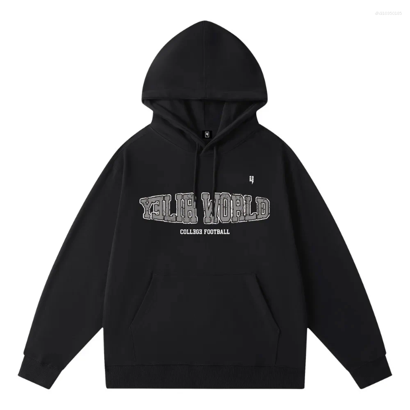 Men's Hoodies Oversized Hoodie Casual Loose Bottom Sweatshirt Autumn Winter Large Loop Fashion Brand Print Base Shirt