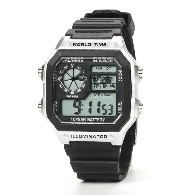 Military Digital Watches Men Sports Luminous Chronograph Waterproof Ultra-thin Male Electronic Wrist Watches Relogio Masculino 250819