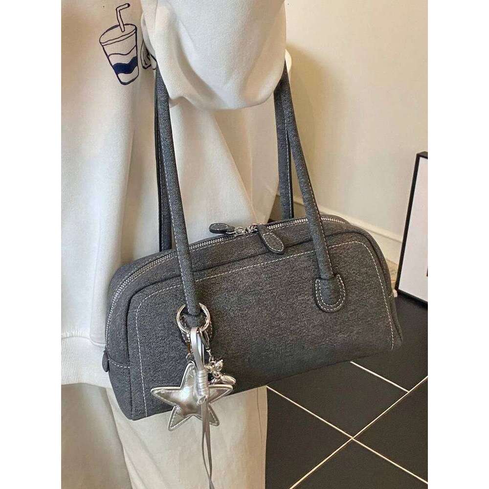 Large Capaci Bowling Women S New Summer Versatile Underarm Commuter Single Oulder Bag Korean Sle Soft PU