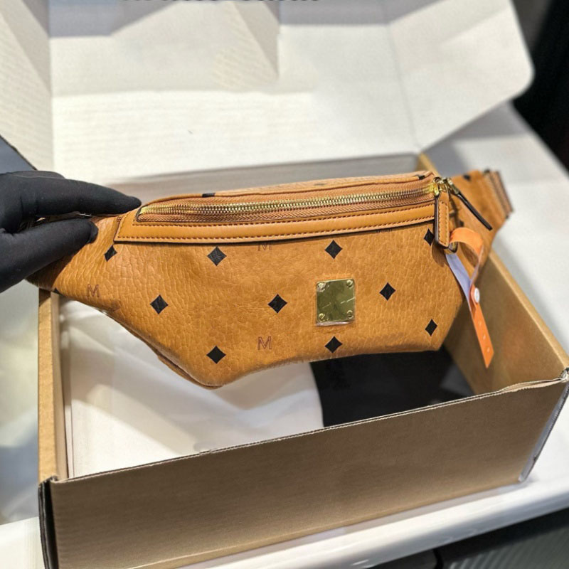 Fashionable Men Belt Designer Waist Bags Casual Fannypack High Quality Man Bumbag Portable Classic Letter Printing Crossbody Bag