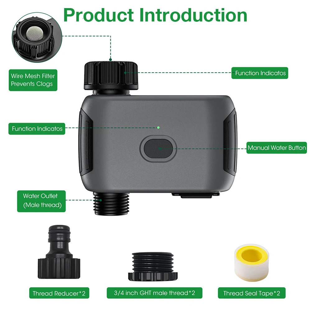 WiFi Smart Irrigation Garden Sprinkler Timer Water Irrigation Timer Smart Watering System WiFi Smart Water Timer 250805