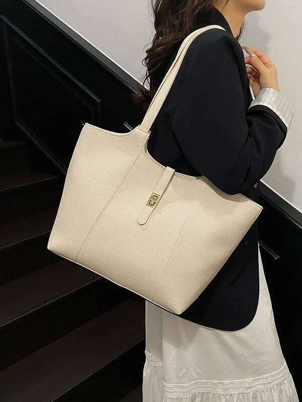 Niche Design Retro Women S New Trendy Versatile Tote Large Capacity Shoulder Commuter Bag Women