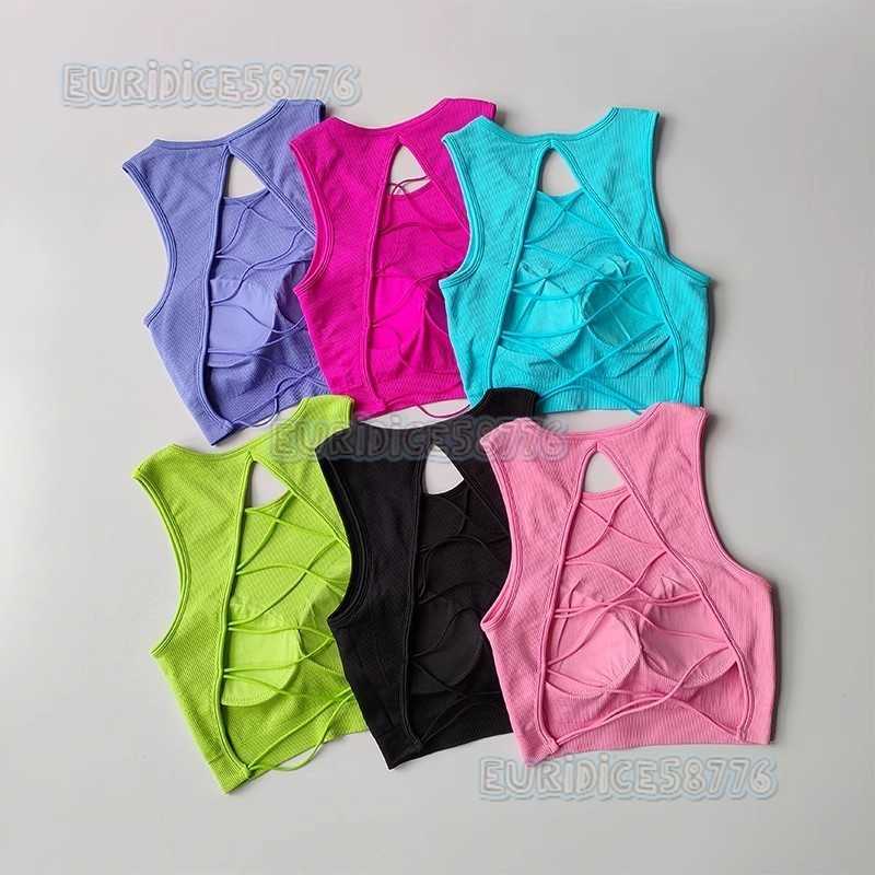 Thin Strap Beauty Back Sports Bra Side Breast Collection High-strength Professional Shockproof Gathered Running Bra Yoga Fitness Bra H250819